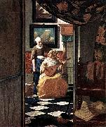The Love Letter, Jan Vermeer